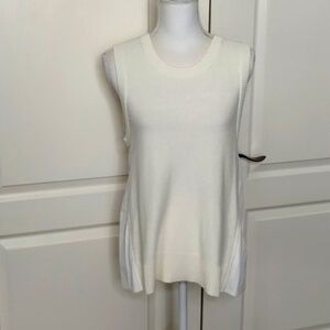 Banana Republic women's medium two toned sleeveless sweater with side panel
